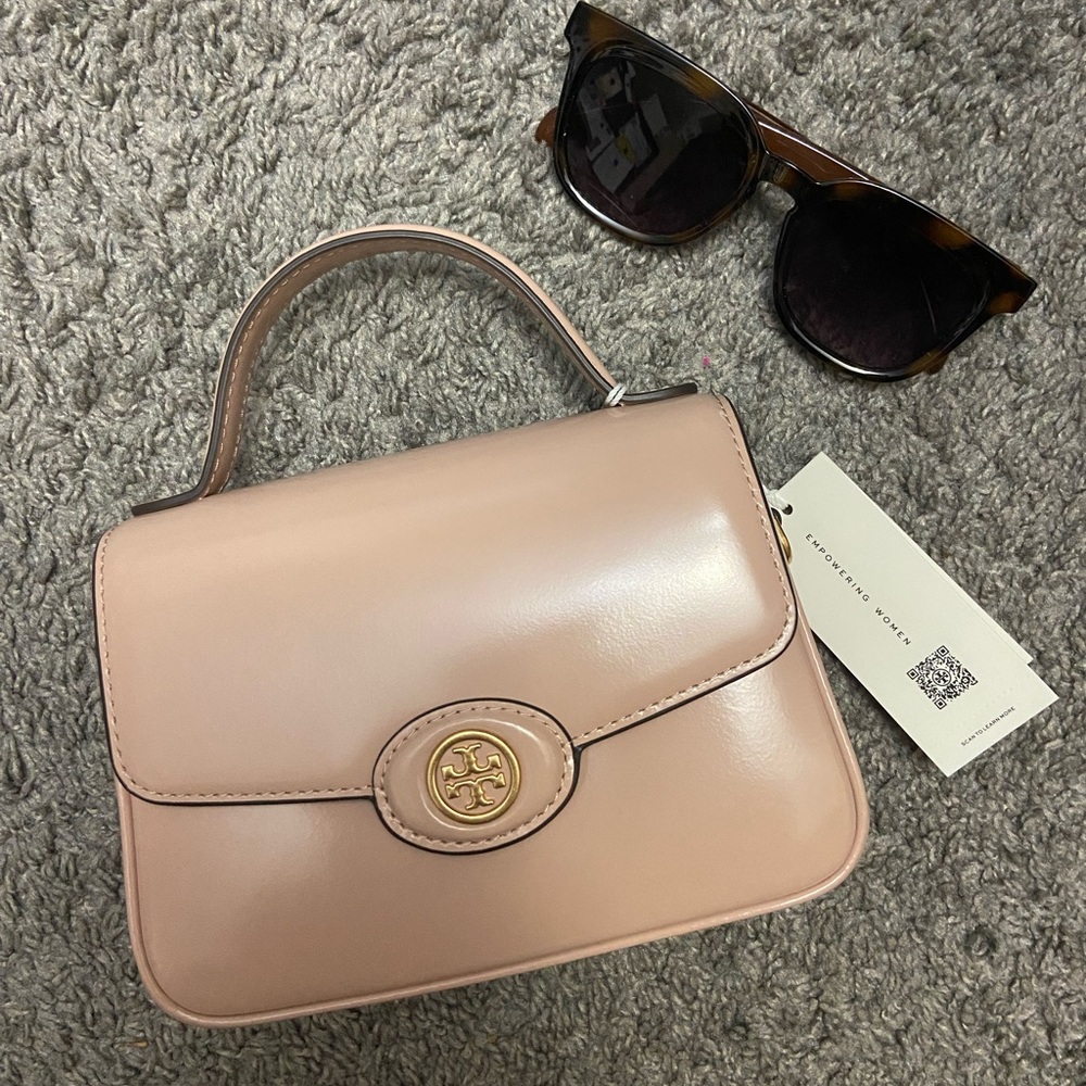 Tory Burch Small Spazzolato top handle crossbody/shoulder bag